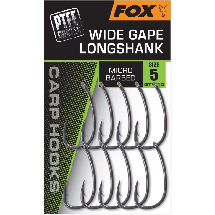 Fox Wide Gape Long Shank - Size 5