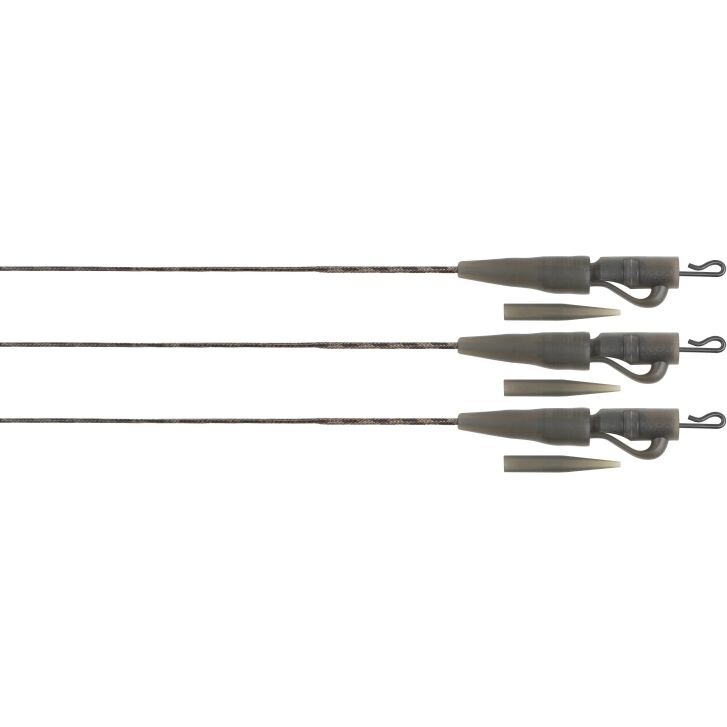 Fox Edges Naturals Submerge Lead Clip Leaders 30lb 3pcs