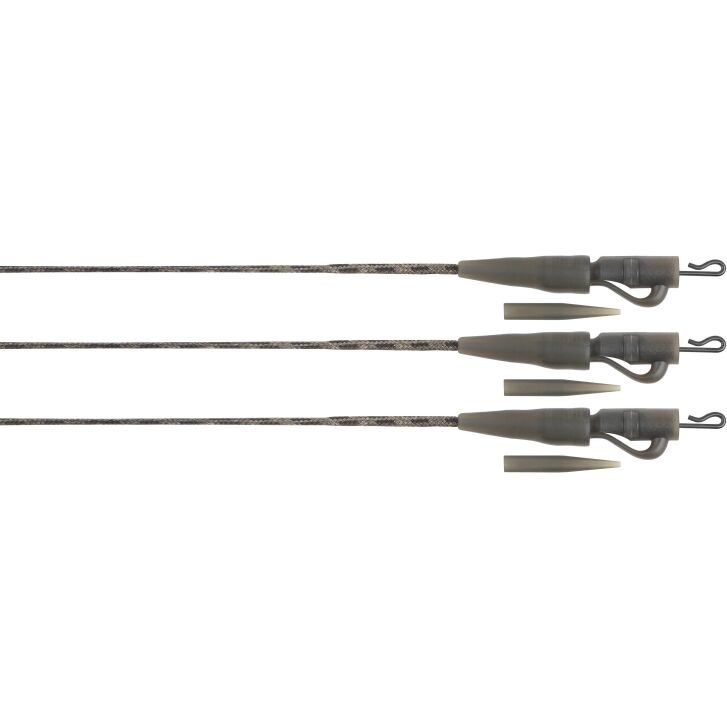 Fox Edges Naturals Submerge Lead Clip Leaders 40lb 3pcs