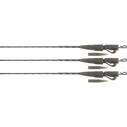 Fox Edges Naturals Submerge Lead Clip Leaders 40lb 3pcs