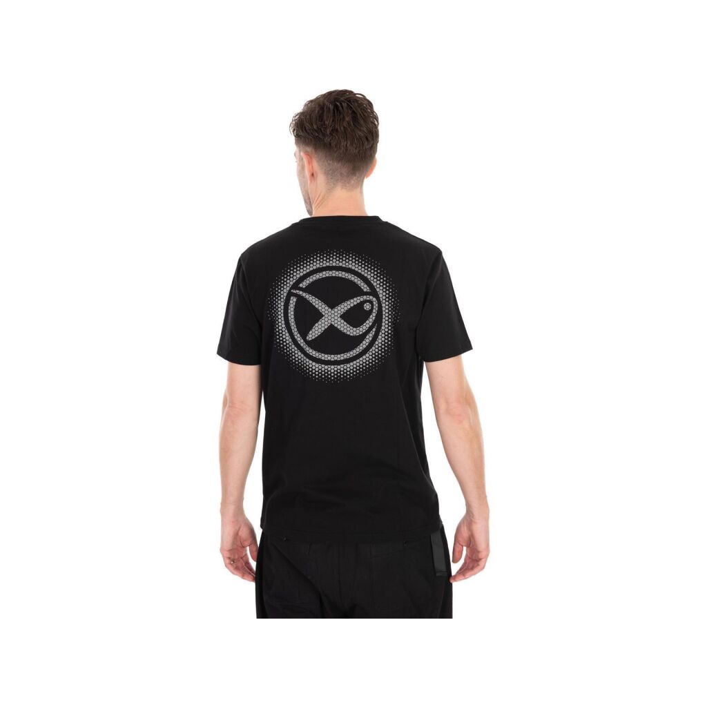 Matrix Large Fade Logo T-Shirt - Black/Grey | Feeder & Match & Pole