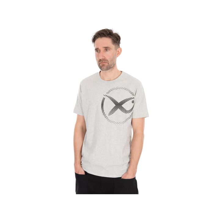 Matrix Large Mesh Logo T-Shirt - Grey