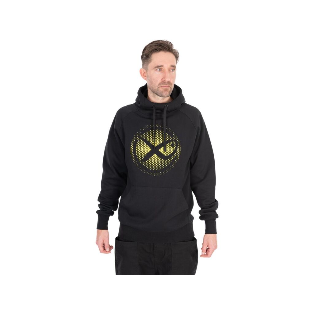 Matrix Large Fade Logo Hoody - Black/Lime | Feeder & Match & Pole