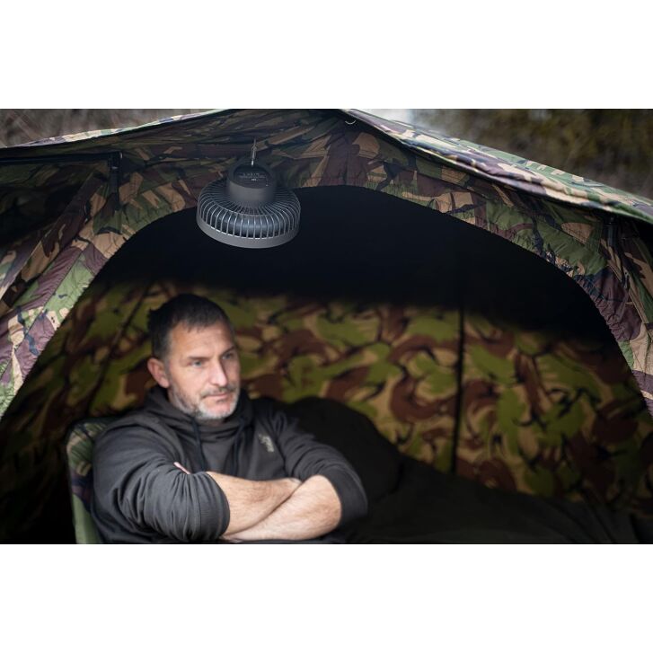 New Direction Tackle Bivvy Fan | Ventilator (leise) mit wiederaufladbarem Akku 4000 mAh