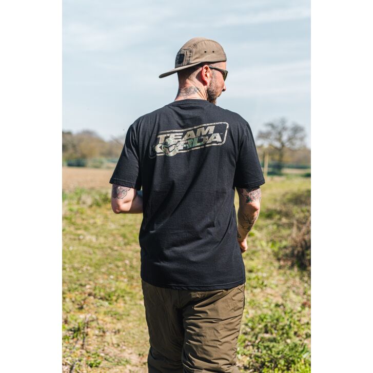 Korda TK Digi Kamo Tee Black XL