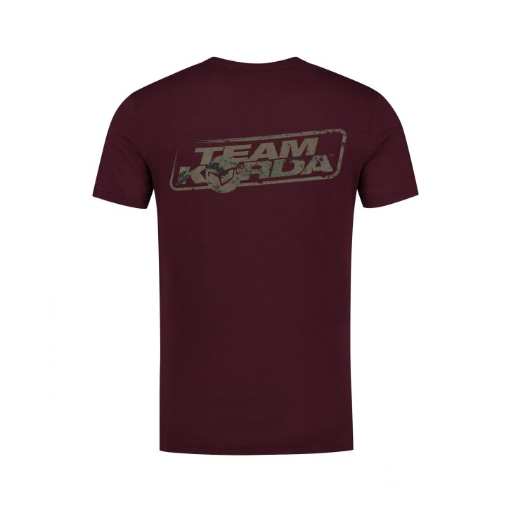 Korda TK Digi Kamo Tee Burgundy XXXL