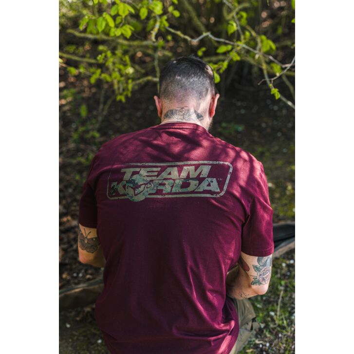 Korda TK Digi Kamo Tee Burgundy XXXL