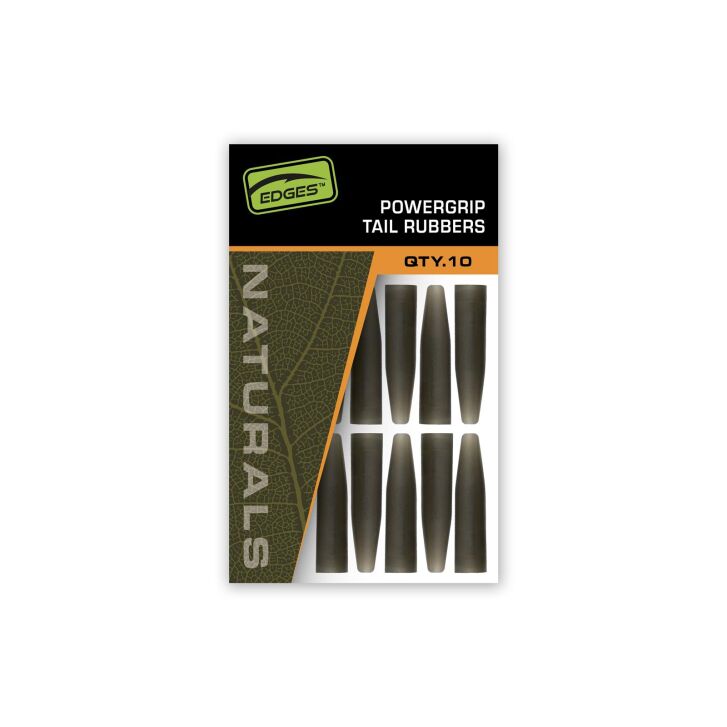 Fox Edges Naturals Powergrip Tail Rubbers 10pcspcs