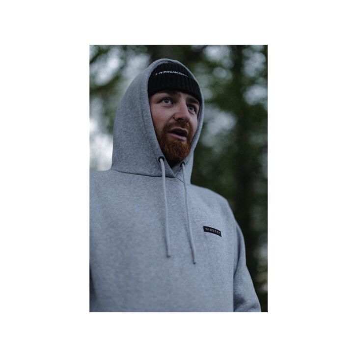 Korda Mindset Patch Hoodie | Heather Grey S