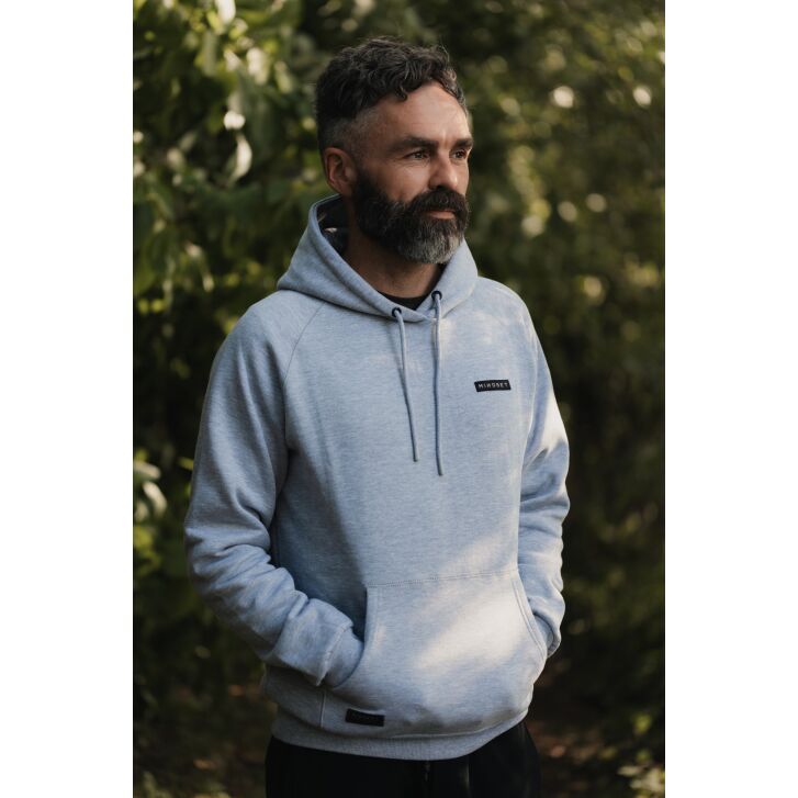 Korda Mindset Patch Hoodie | Heather Grey S