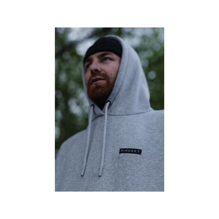 Korda Mindset Patch Hoodie | Heather Grey XXL