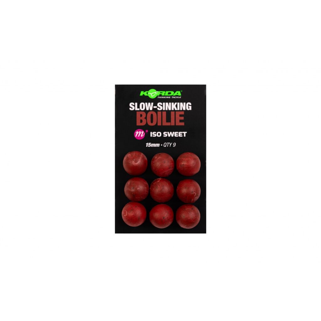 Korda Slow Sinking Boilie | ISO Sweet | Nep aas