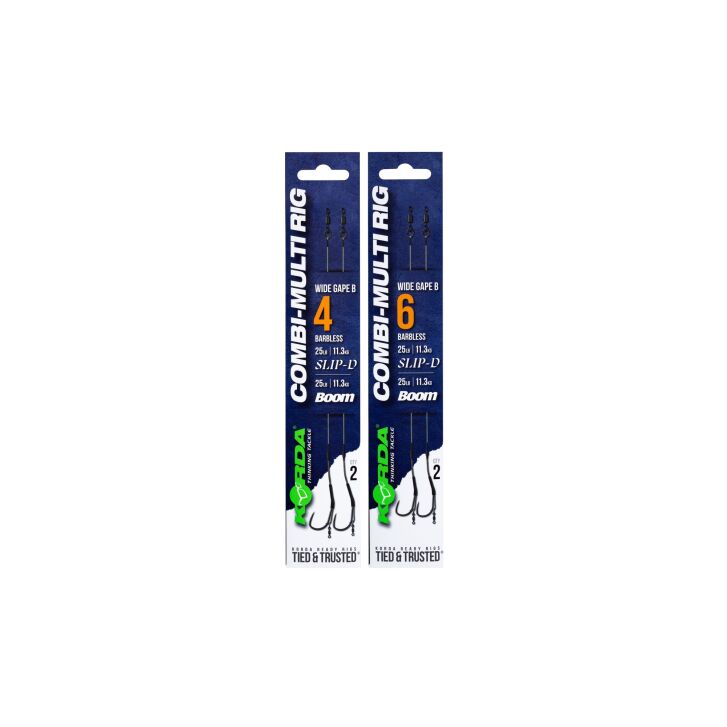 Korda Combi Multi Rig Wide Gape Barbless 6