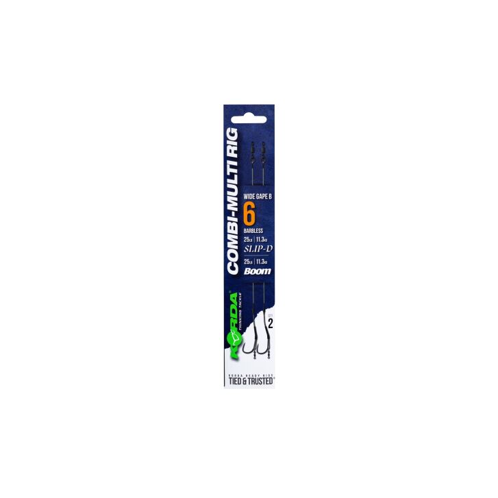 Korda Combi Multi Rig Wide Gape Barbless 6