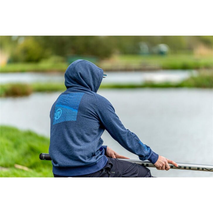 Preston Navy Tide Zip Hoodie