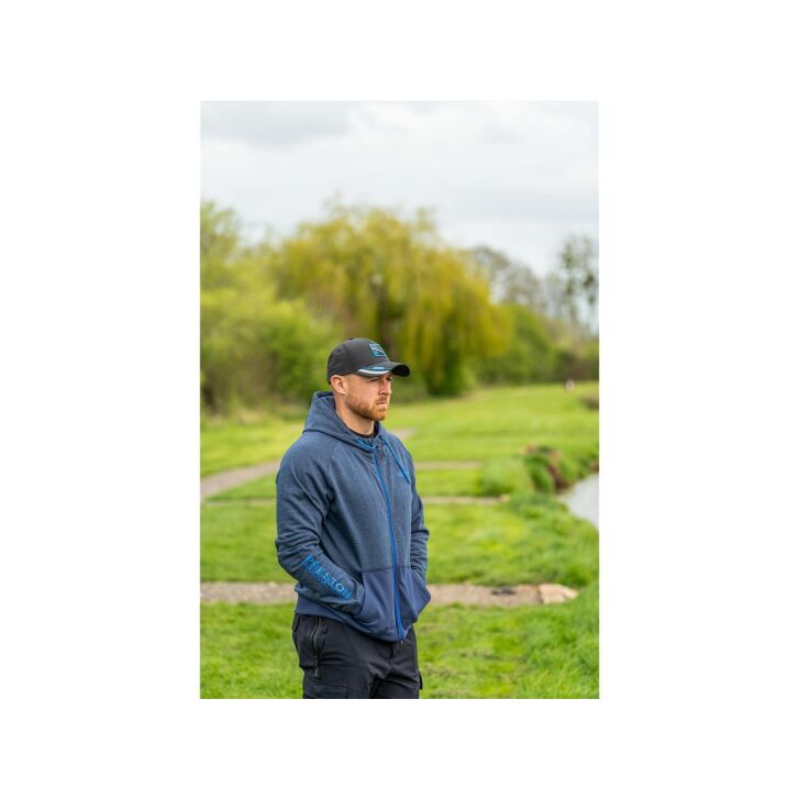 Preston Navy Tide Zip Hoodie