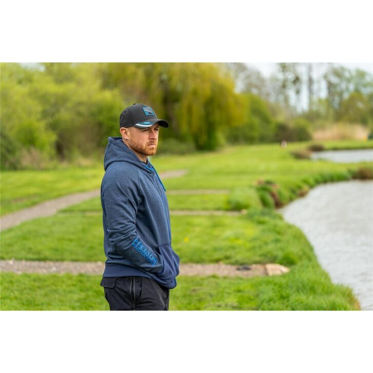 Preston Navy Tide Zip Hoodie