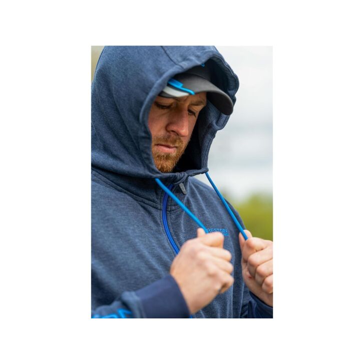 Preston Navy Tide Zip Hoodie