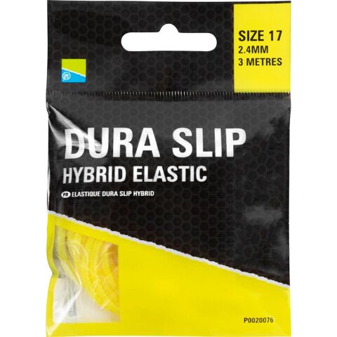 Preston Dura Slip Hybrid Elastic - Size 17 Yellow