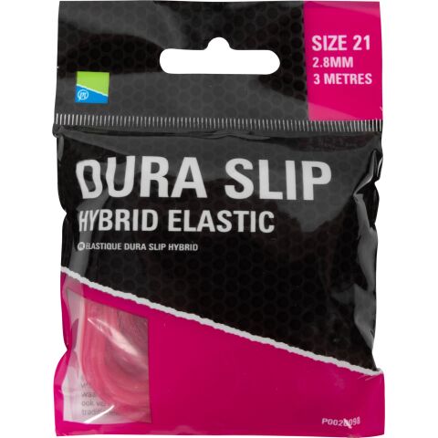 Preston Dura Slip Hybrid Elastic - Size 21 Pink