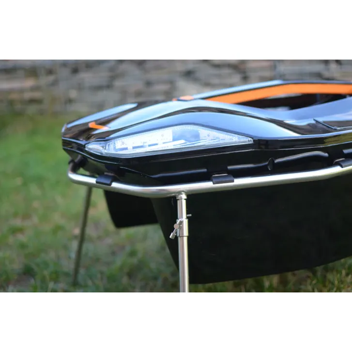 Carp Royal CR-X / Toslon  Futterboot Stand / Baitboat Pod  mit universalem Bankstick Gewinde EDELSTAHL