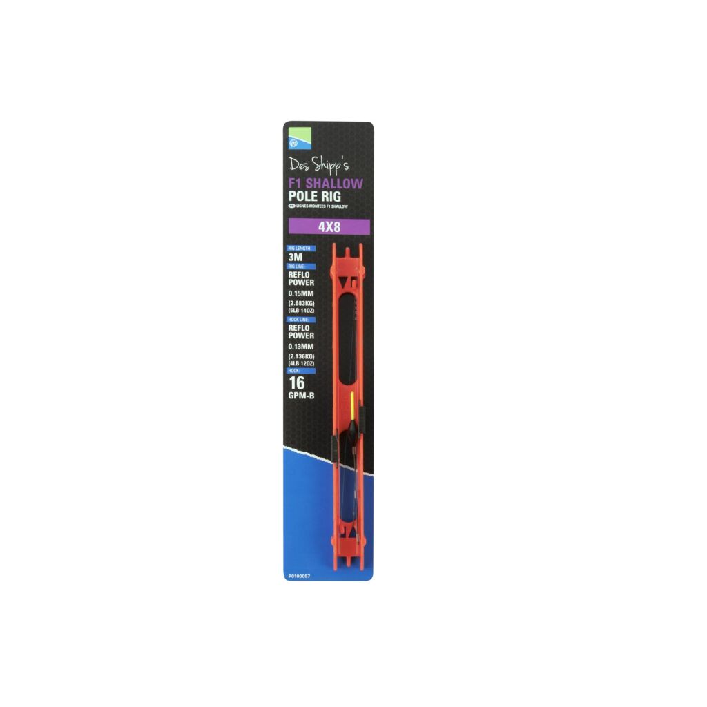 Preston F1 Shallow Pole Rig | Feeder & Match & Pole