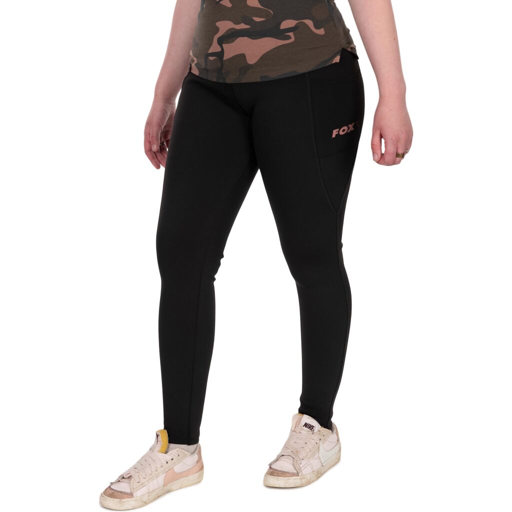 Fox WC Black LINED Leggings - Sz M 12-14 | Dames Kledij