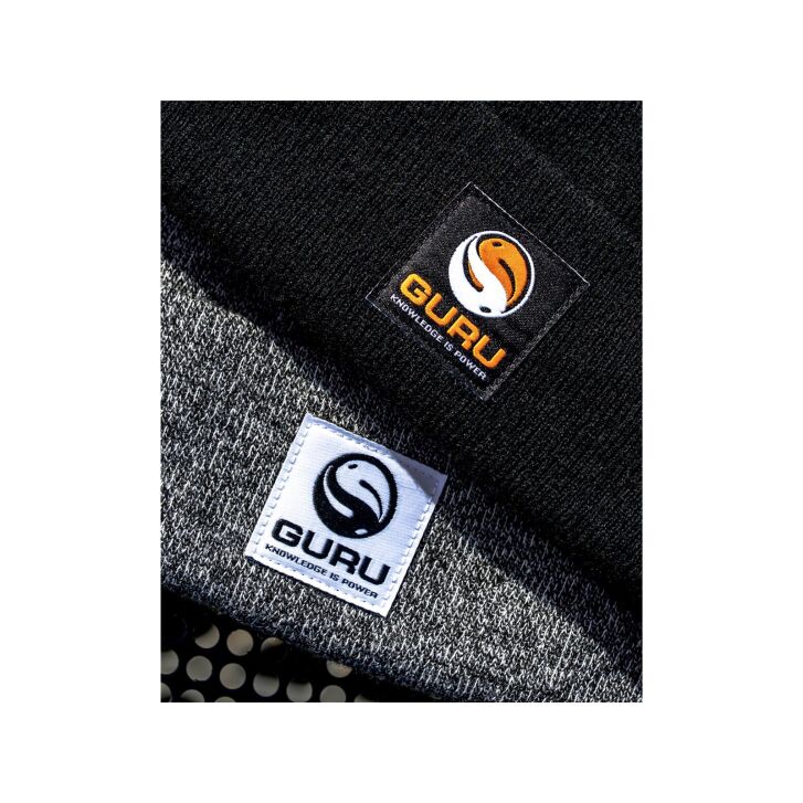 Guru Black Patch Beanie