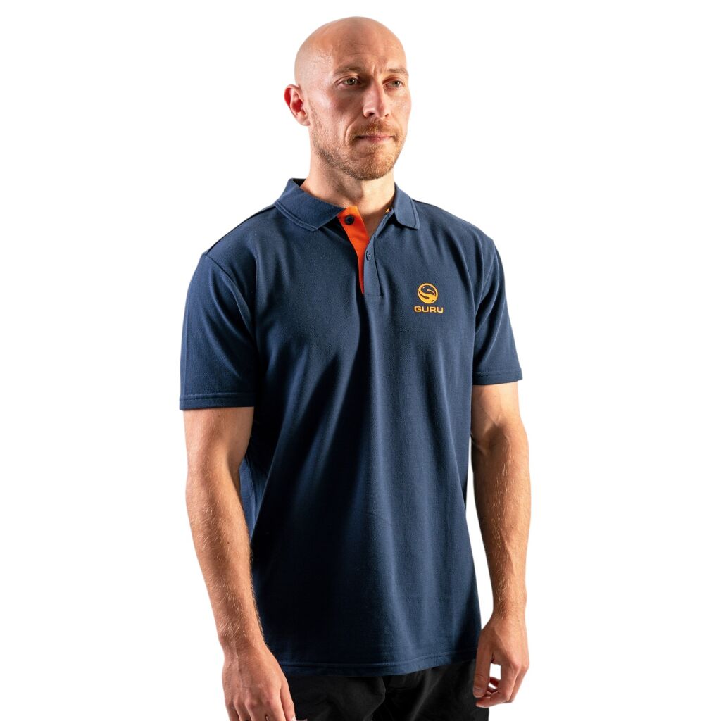 Guru Polo | Navy/Orange | Feeder & Match Bekleidung | T-Shirt