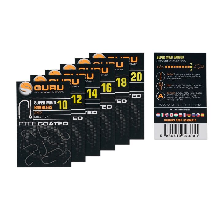 Guru Super MWG Hook (Barbless/Eyed)
