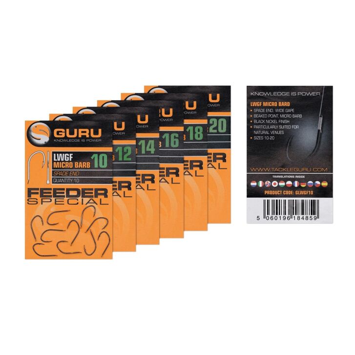 Guru Feeder Special Hook (Barbed/Spade End)