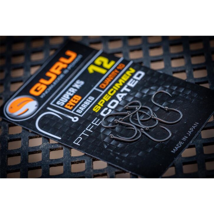 Guru Super XS Size 10 (Barbed/Eyed)