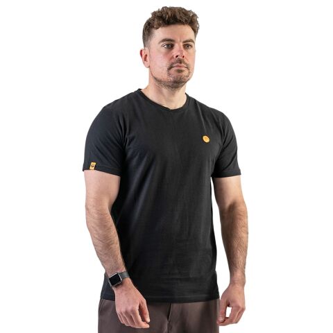 Guru Gradient Logo Tee Black