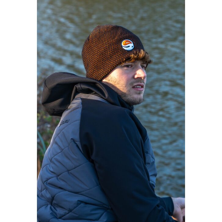 Guru Skull Cap Black/ Orange