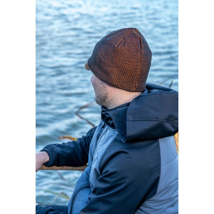 Guru Skull Cap Black/ Orange