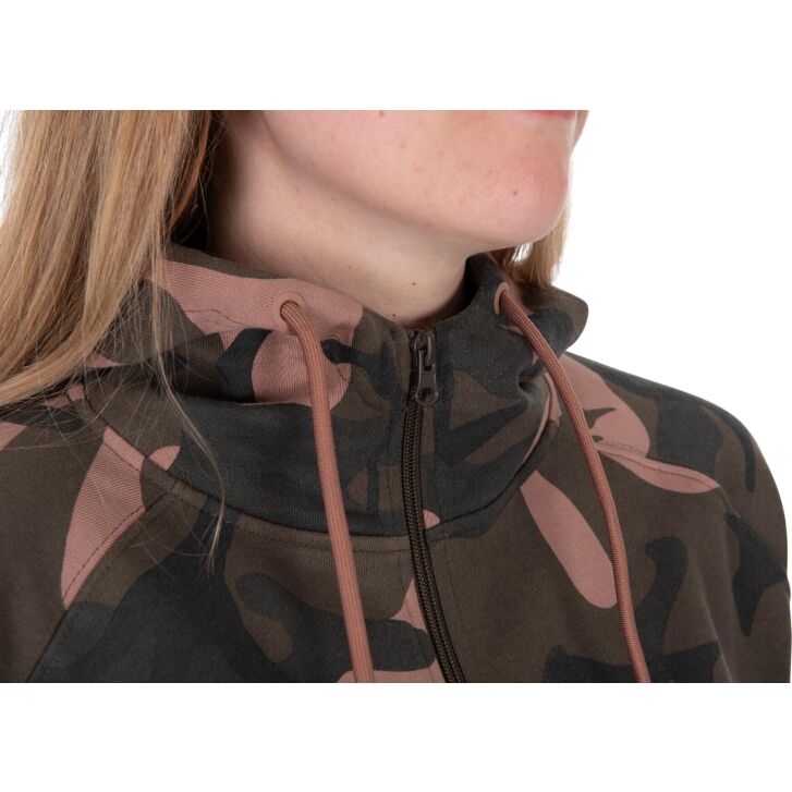 Fox Womens Zipped Camo Hoodie
