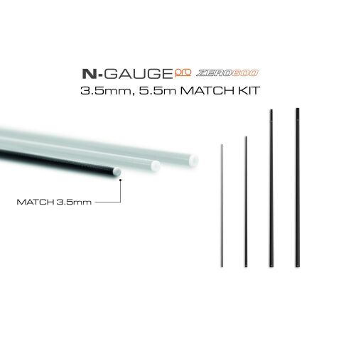 Guru N-Gauge Pro Zero 600 Match Kit 3.5mm Top 4 5.5m