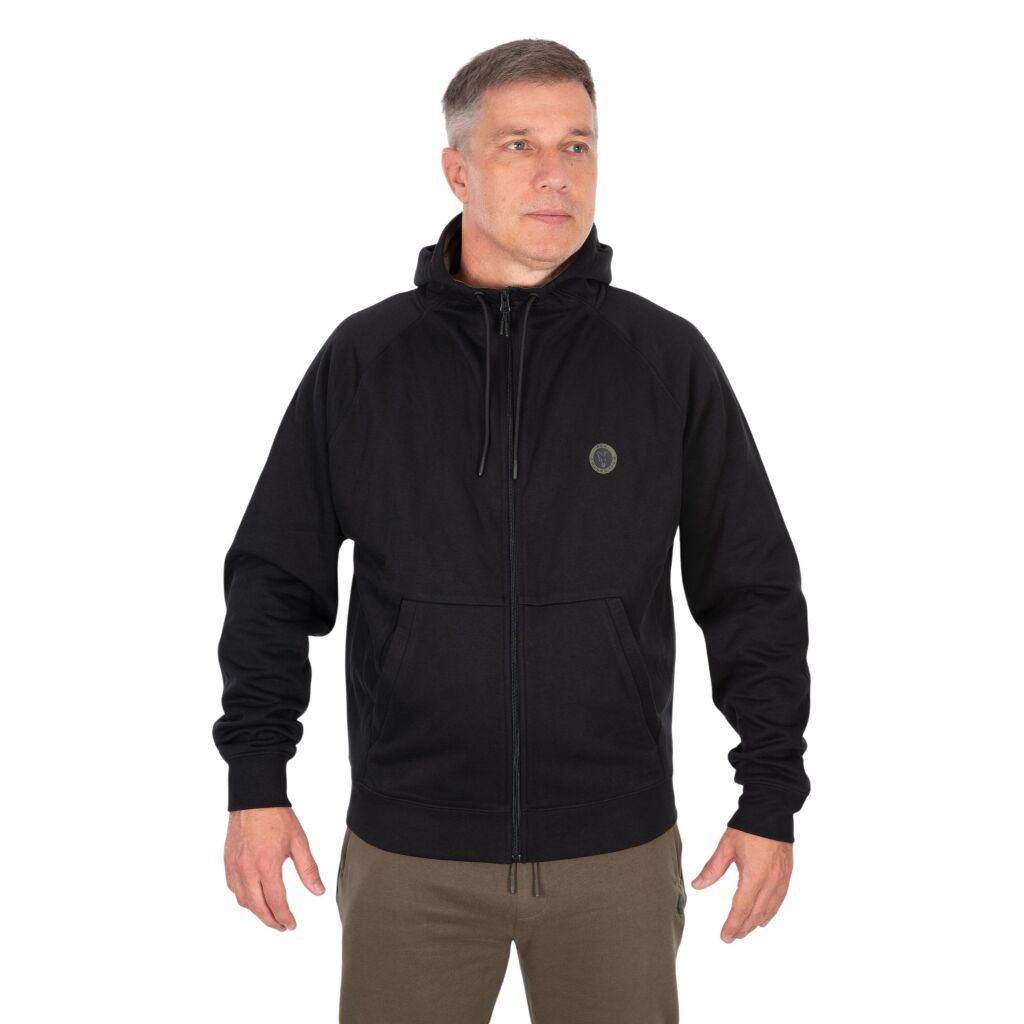 Fox Collection Zipped Hoody - Black | Jassen | Vesten
