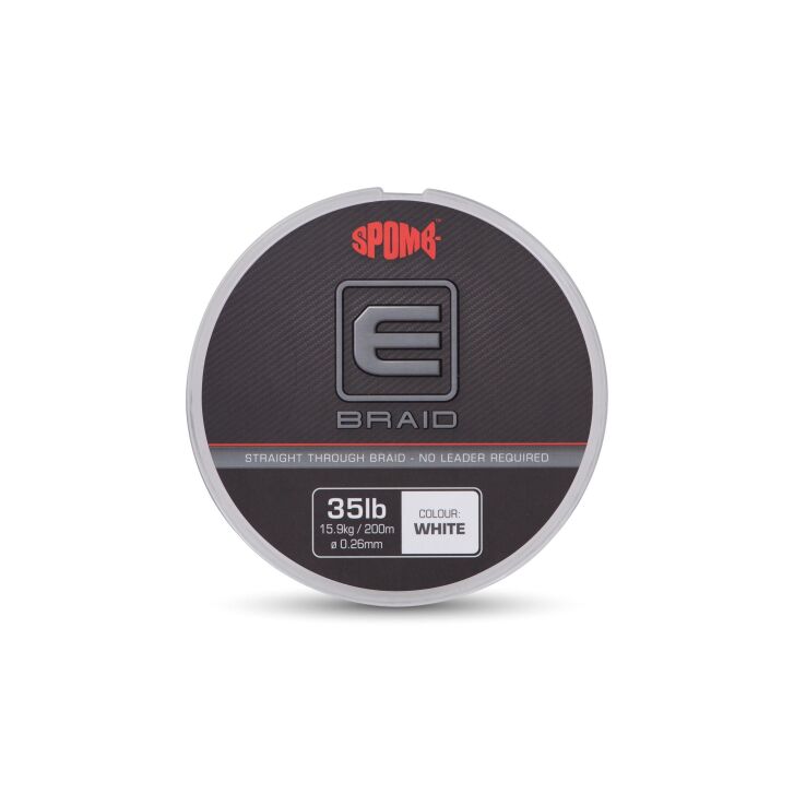 Spomb E Braid 0.26mm 35lb 200m White