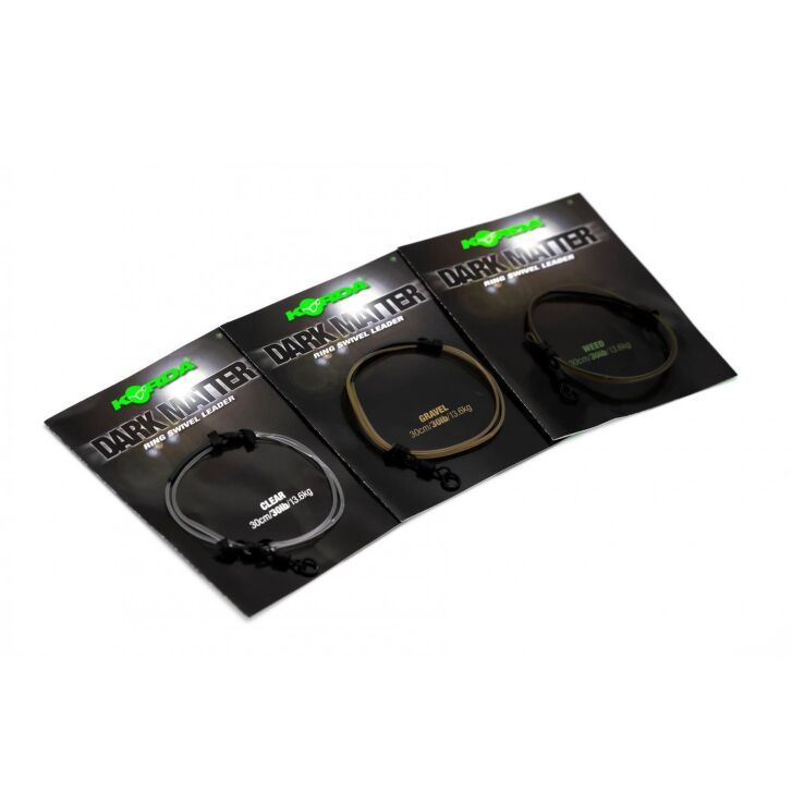 Korda Dark Matter Leader Ring Swivel 30lb 30cm