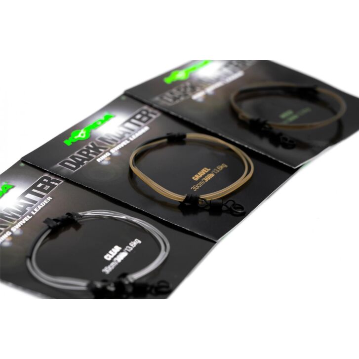 Korda Dark Matter Leader Ring Swivel 30lb 30cm