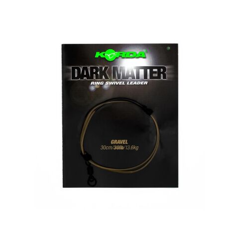 Korda Dark Matter Leader Ring Swivel 30lb 30cm