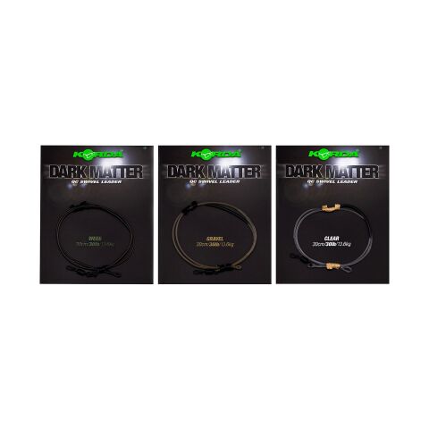 Korda Dark Matter Leader QC Swivel 30lb 30cm