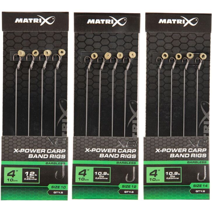 Matrix X8 X-Power Carp Band Rigs