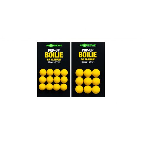 Korda Pop Up Boilie IB Yellow | 14mm