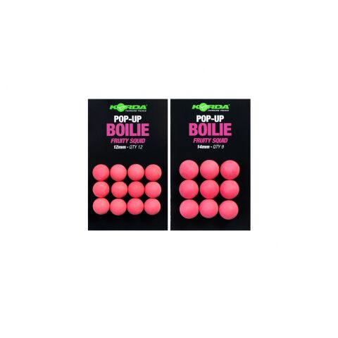 Korda Pop Up Boilie Fruity Squid Pink | 14mm