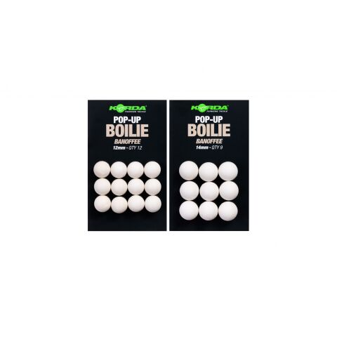 Korda Pop Up Boilie Banoffee White | 14mm