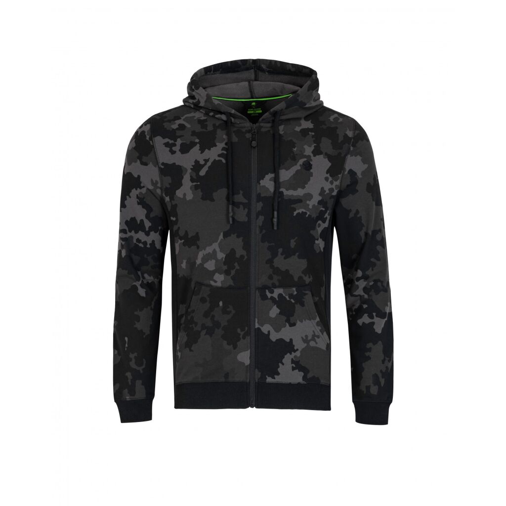 Korda Zip Hoodie | Black Kamo | Jassen | Vesten