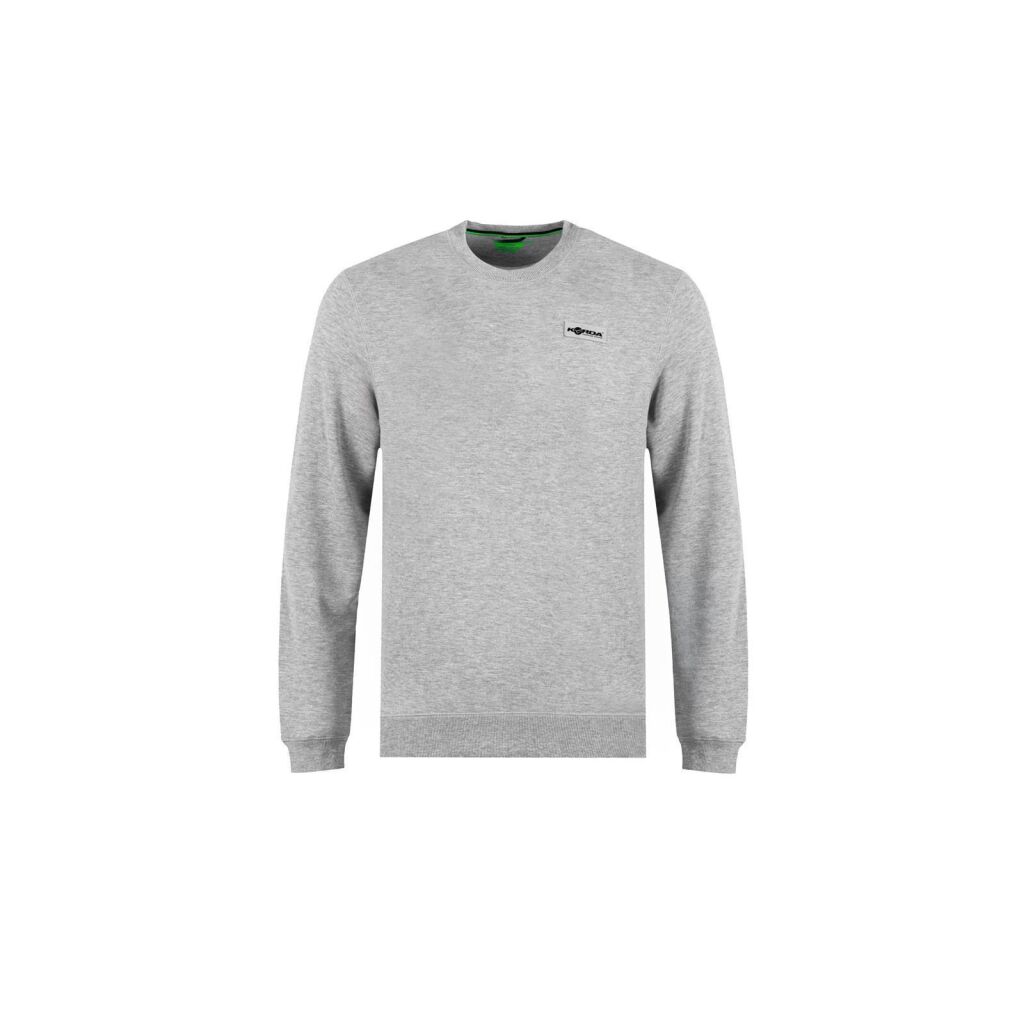 Korda Patch Crewneck | Heather Grey | Truien