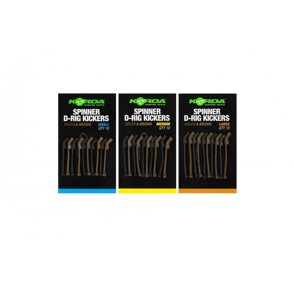 Korda Spinner D Rig Kickers | Green/Brown | Kickers / Aligners
